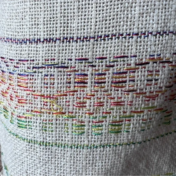 SUMMER TOP | Tan handmade embroidered crocheted shoe sleeve cottage core shirt - Picture 11 of 16